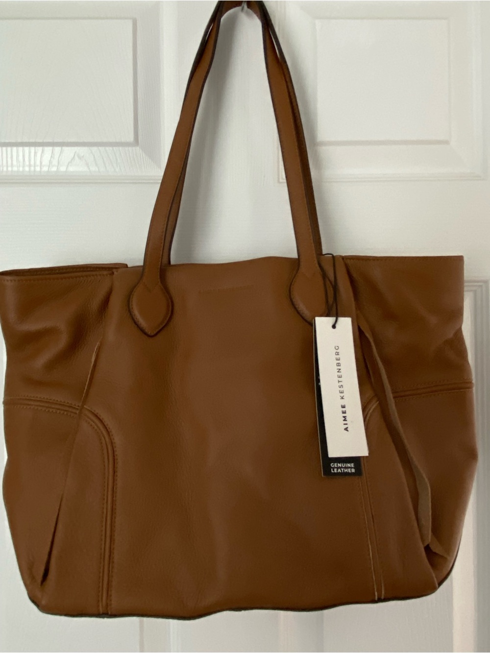 Aimee Kestenberg Cognac Leather Tote